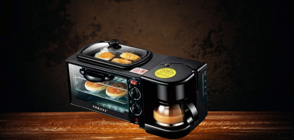 Simplify Your Mornings with the 3-in-1 Multifunctional Breakfast Maker