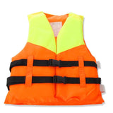 Adult and Child Life Jacket With Whistle and Adjustable Belts