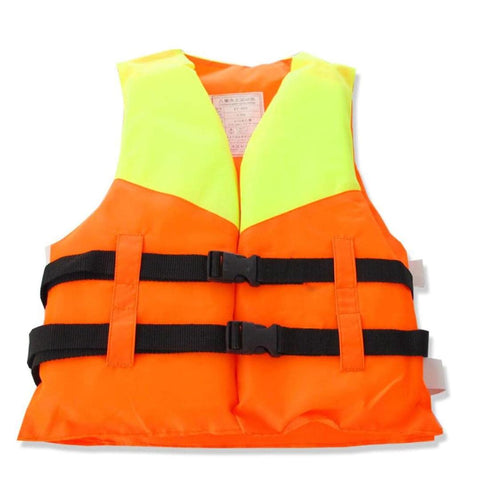 Adult and Child Life Jacket With Whistle and Adjustable Belts