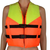 Adult and Child Life Jacket With Whistle and Adjustable Belts