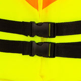 Adult and Child Life Jacket Swim Vest with Whistle and Adjustable Belts