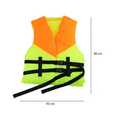 Adult and Child Life Jacket Swim Vest with Whistle and Adjustable Belts