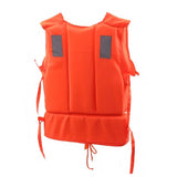 Adult and Child Life Jacket With Whistle and Adjustable Belts