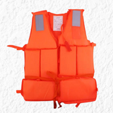 Adult and Child Life Jacket With Whistle and Adjustable Belts