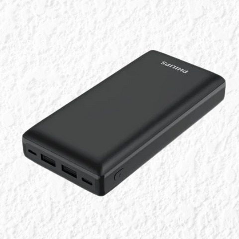 Philips 20000mAh Power Bank - Black