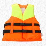 Adult and Child Life Jacket With Whistle and Adjustable Belts